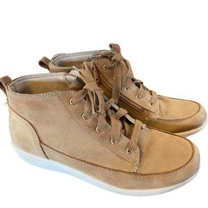 Vionic newbuck leather shoes, weather resistant